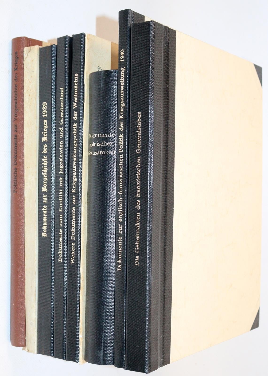 1939-1940 LOT of GERMAN POLITICAL & MILITARY DOCUMENT PUBLICATIONS