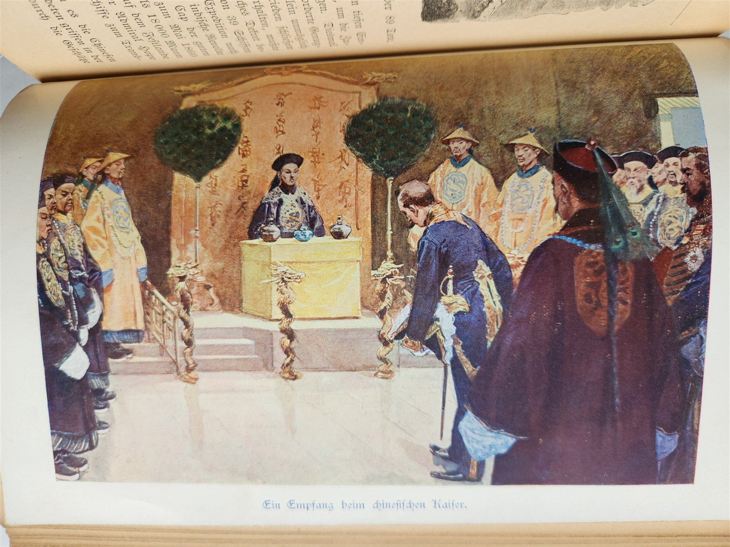 1903 CHINA LAND & PEOPLE by Dr. Emil Wilhelmy ILLUSTRATED in German ANTIQUE