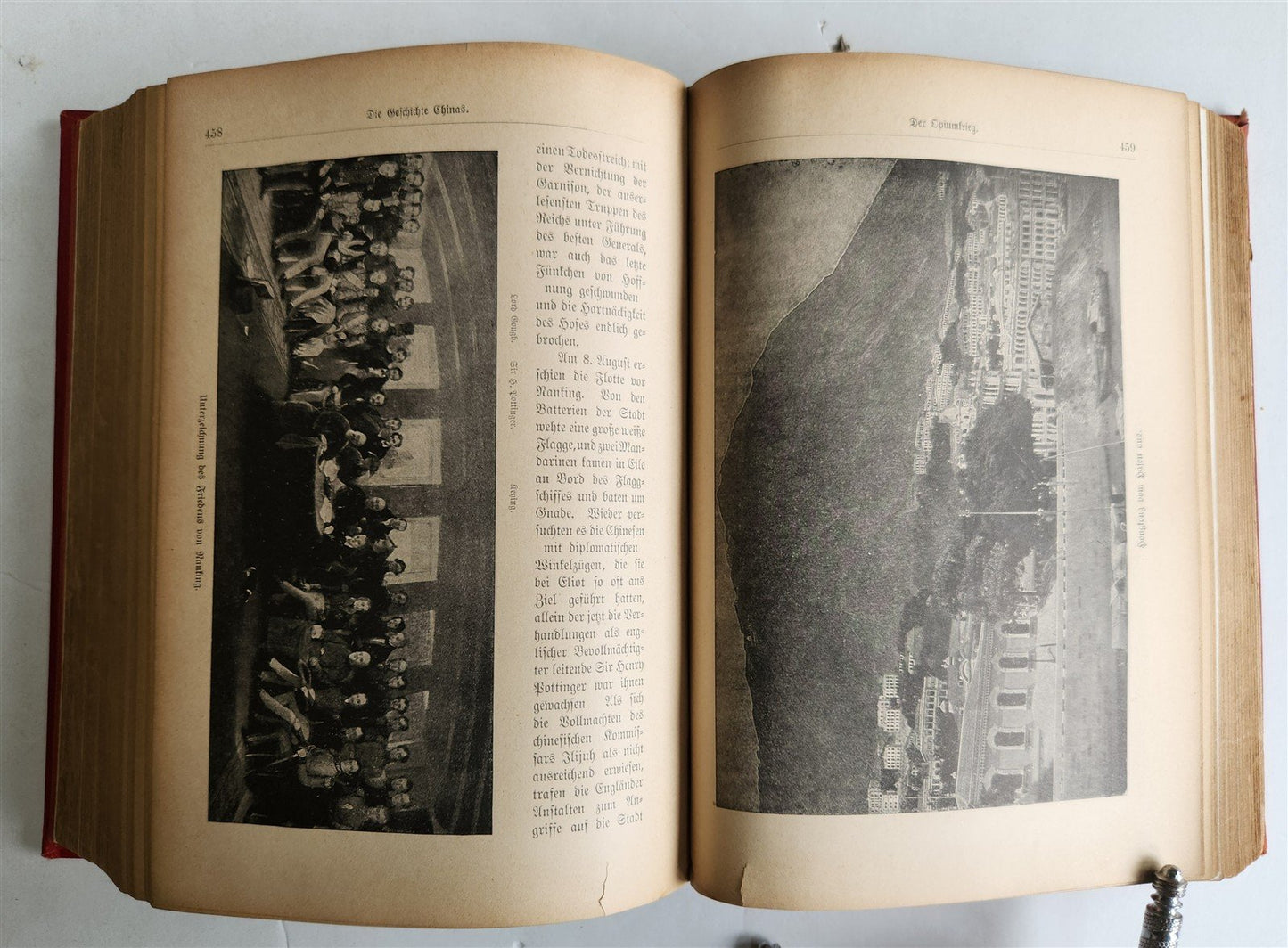 1903 CHINA LAND & PEOPLE by Dr. Emil Wilhelmy ILLUSTRATED in German ANTIQUE