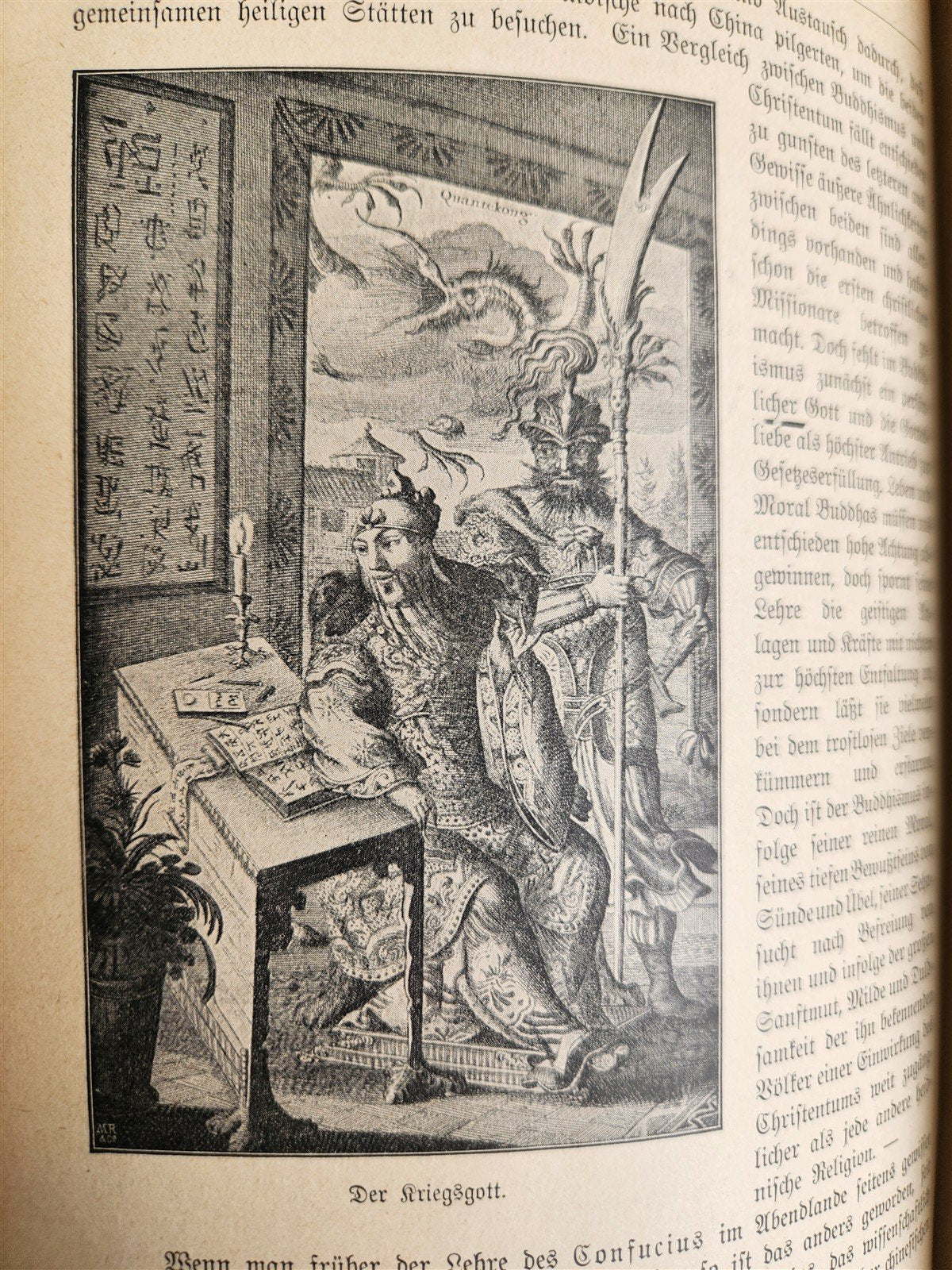 1903 CHINA LAND & PEOPLE by Dr. Emil Wilhelmy ILLUSTRATED in German ANTIQUE