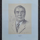1979 RUSSIAN POSTER w/ PORTRAIT of BREZHNEV vintage SOVIET