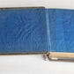 PHOTO ALBUM w/ MOTHER OF PEARL COVERS BRASS FRAME & CLASPS antique 19th CENTURY