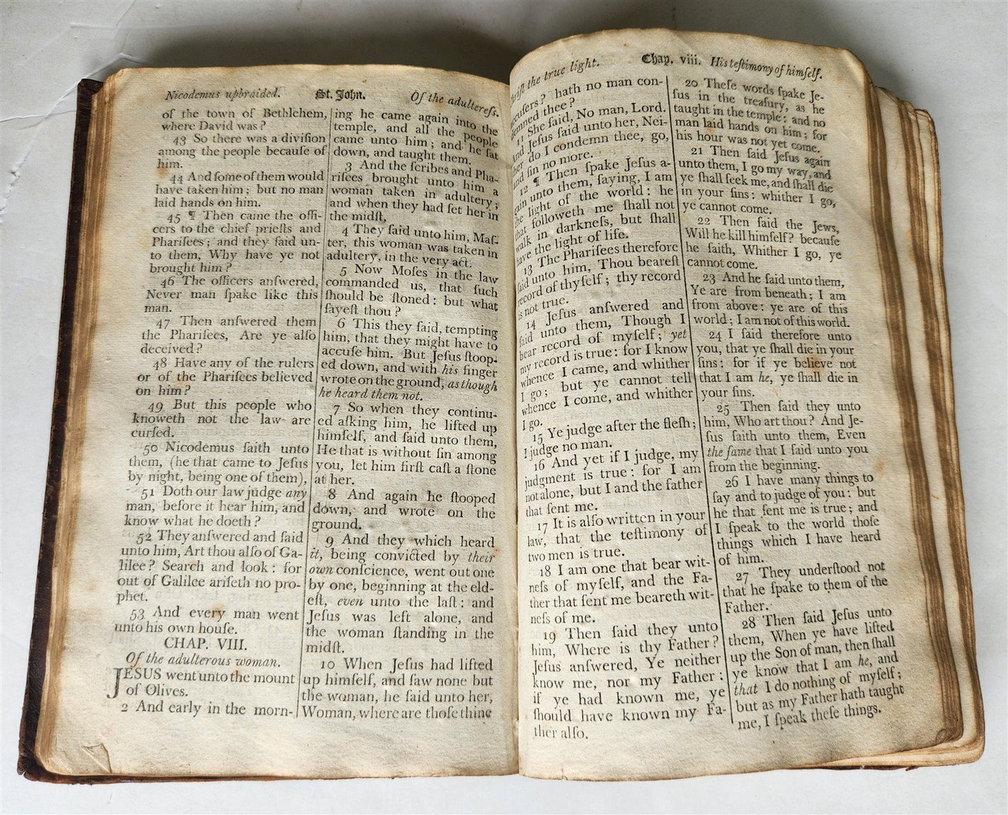 1792 BIBLE in ENGLISH antique NEW TESTAMENT