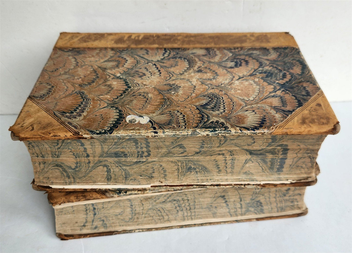 1870 SIGNED by AUTHOR ! Dictionary of Biography and Mythology antique 2 VOLUMES