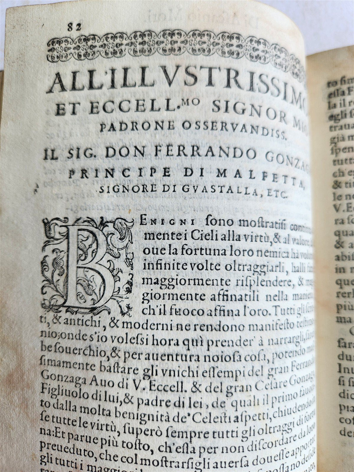 1585 DELLE NOVELLE di ASCANIO DE' MORI DA CENO antique in ITALIAN 16th century