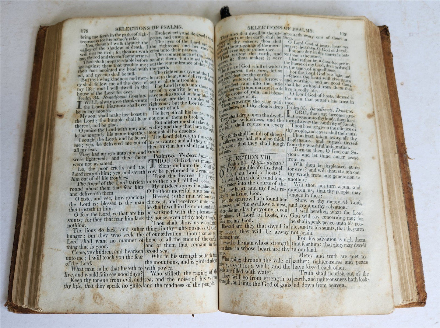 1833 BOOK OF COMMON PRAYER for PROTESTANT EPISCOPAL CHURCH in USA antique