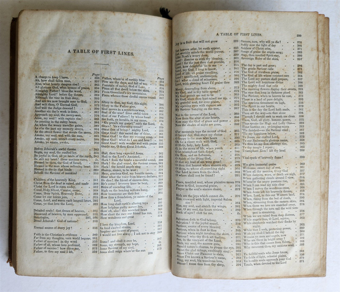 1833 BOOK OF COMMON PRAYER for PROTESTANT EPISCOPAL CHURCH in USA antique
