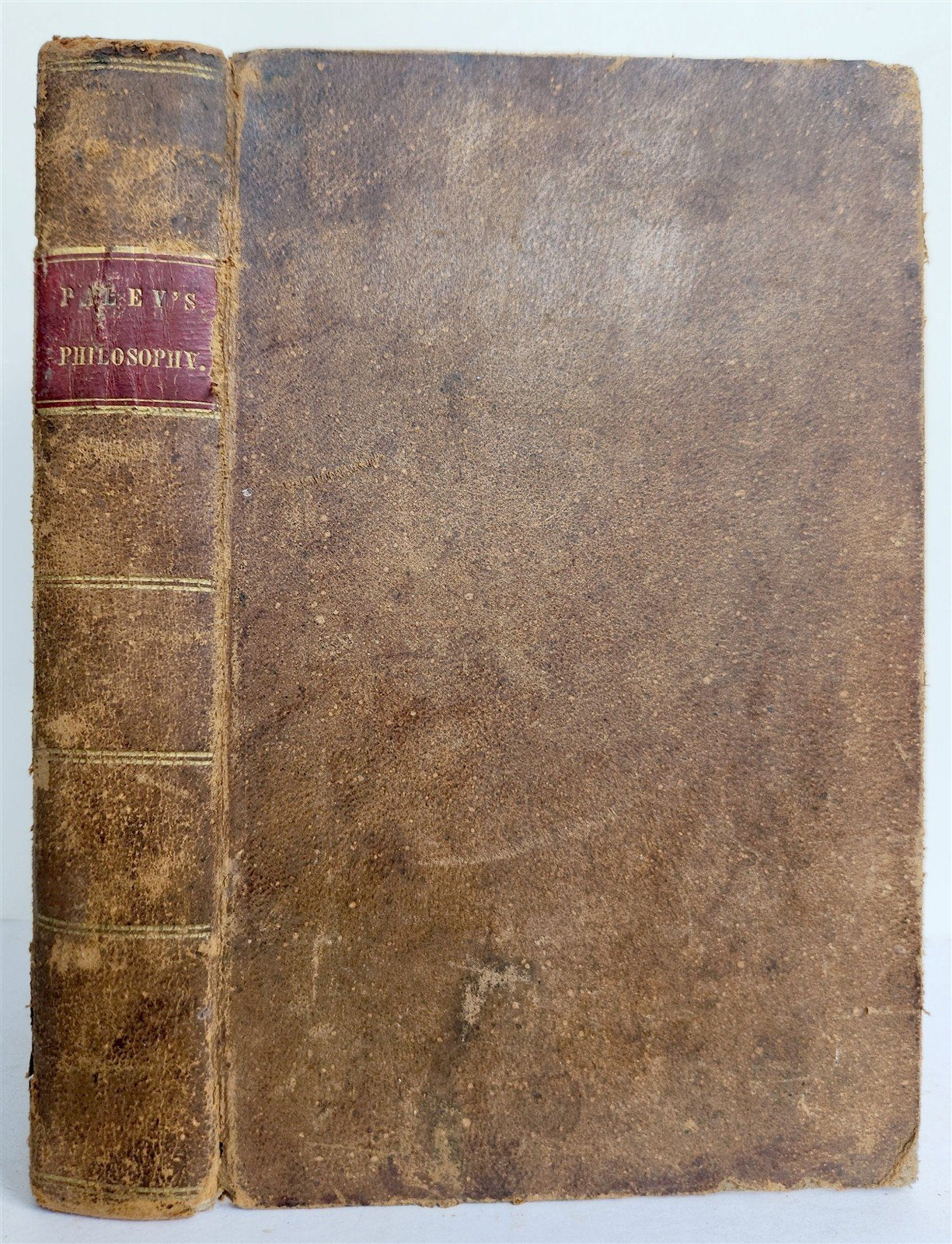 1835 PRINCIPLES of MORAL and POLITICAL PHILOSOPHY by W. Paley antique AMERICANA