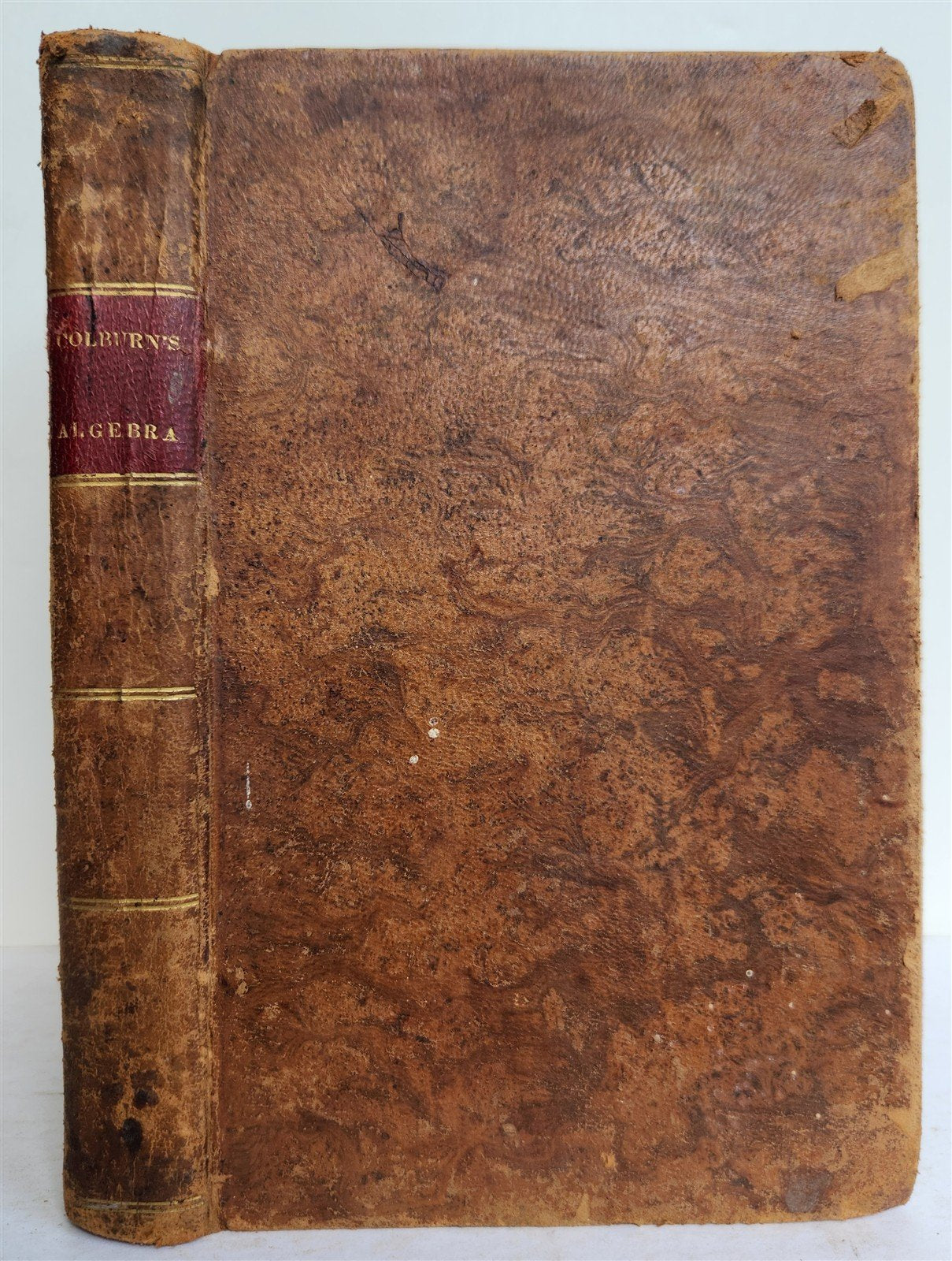1829 an INTRODUCTION to ALGEBRA by Warren Colburn antique AMERICANA
