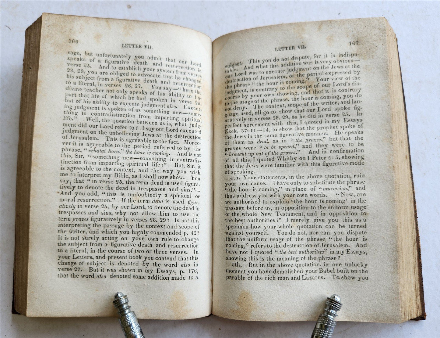 1829 IMMORTALITY of the SOUL INTERMEDIATE STATE OF THE DEAD antique AMERICANA