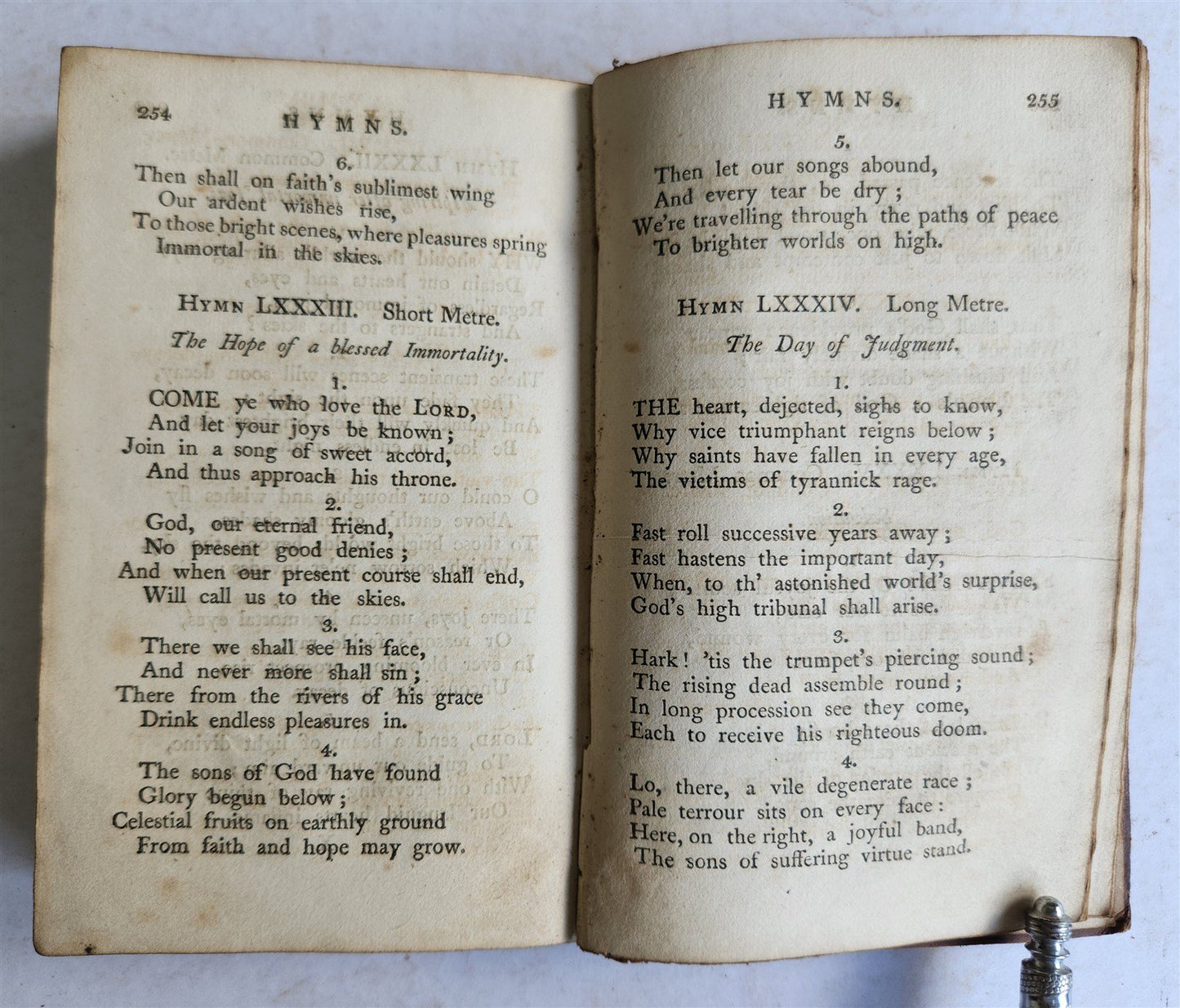 1815 COLLECTION of PSALMS and HYMNS for PUBLICK WORSHIP antique AMERICANA