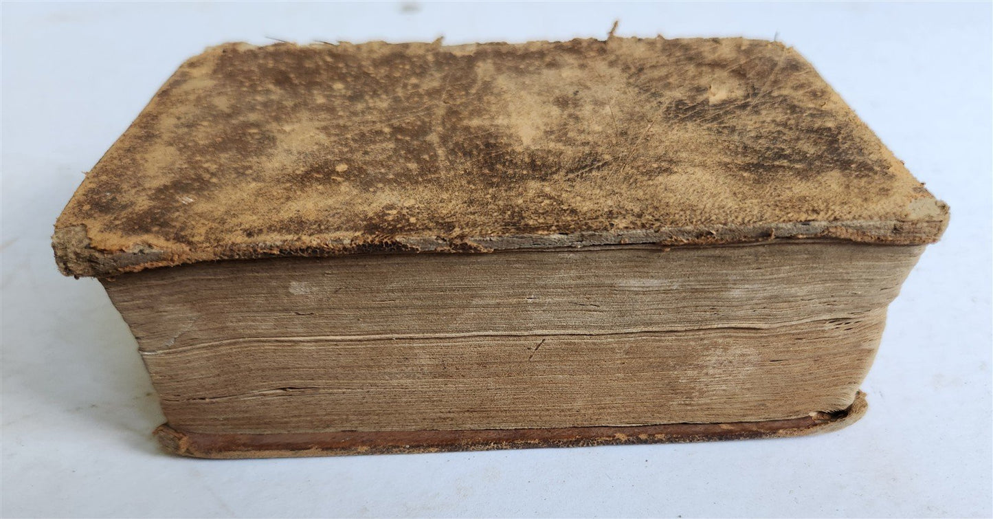 1833 ENGLISH & LATIN AINSWORTH'S DICTIONARY antique AMERICANA