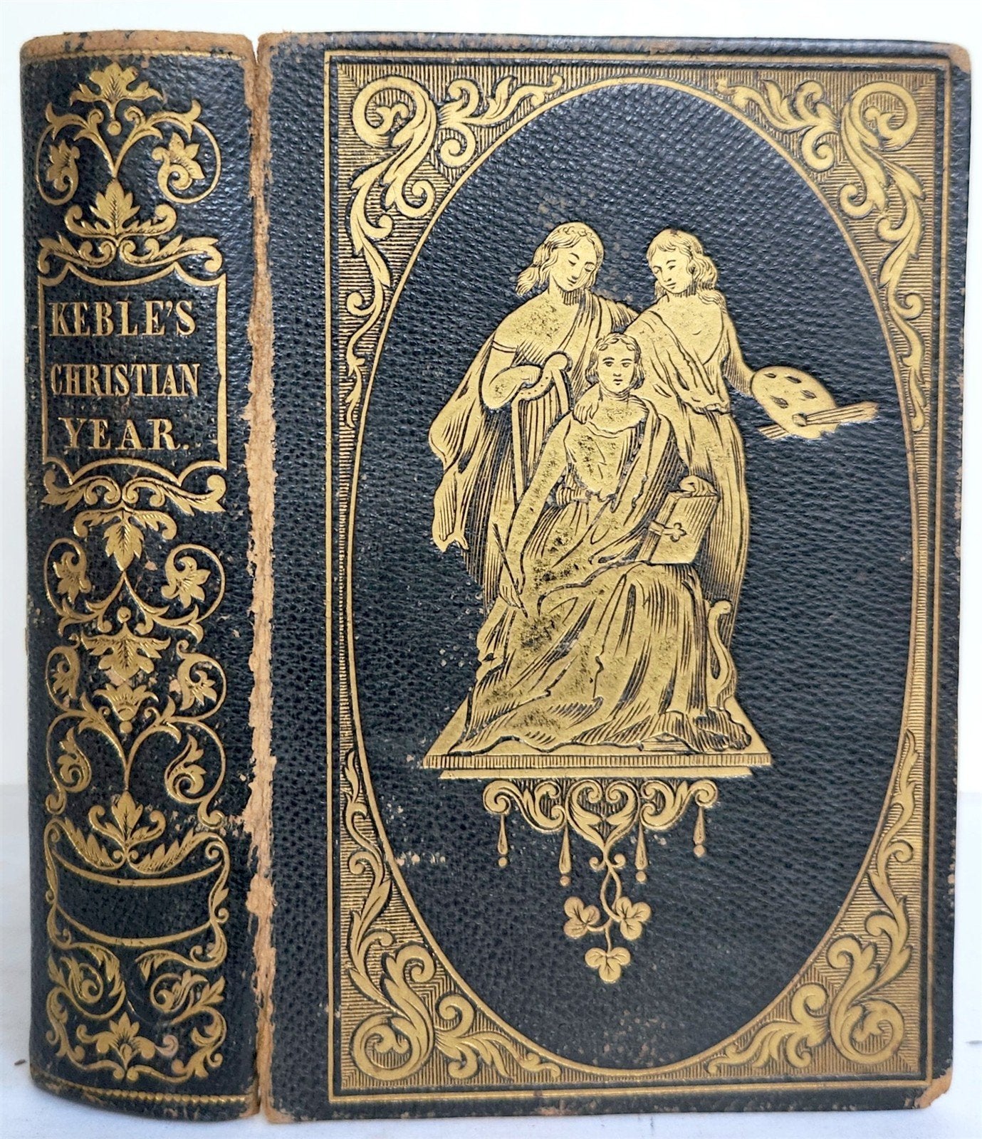 1847 THE CHRISTIAN YEAR thoughts in verse antique AMERICANA religious poetry