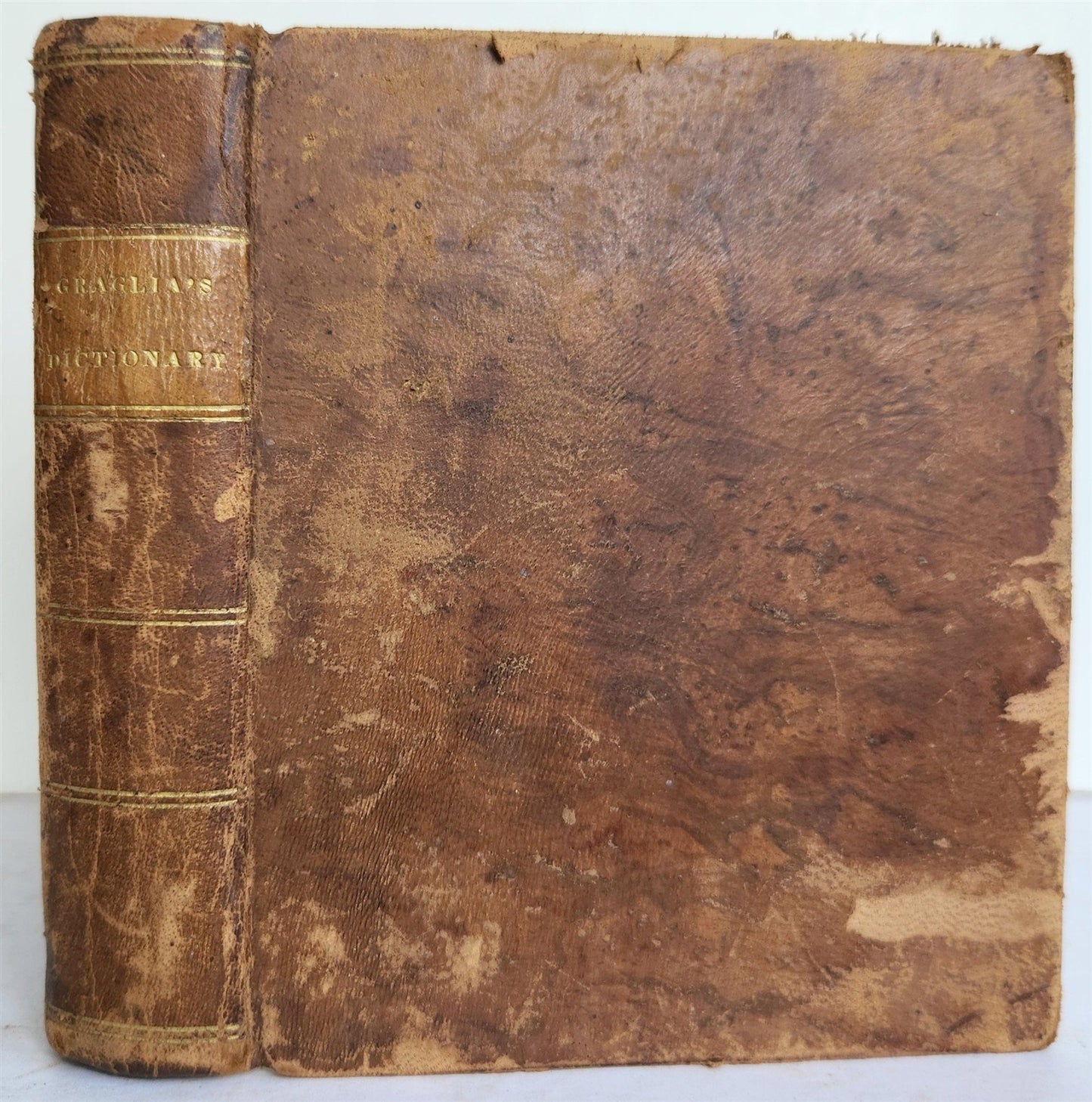 1831 ITALIAN ENGLISH POCKET DICTIONARY antique FIRST AMERICAN EDITION