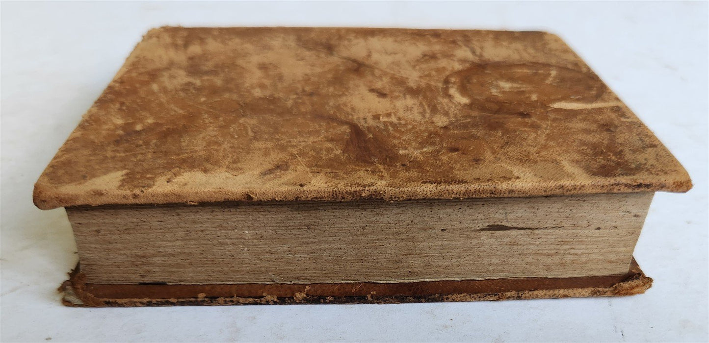 1831 ITALIAN ENGLISH POCKET DICTIONARY antique FIRST AMERICAN EDITION