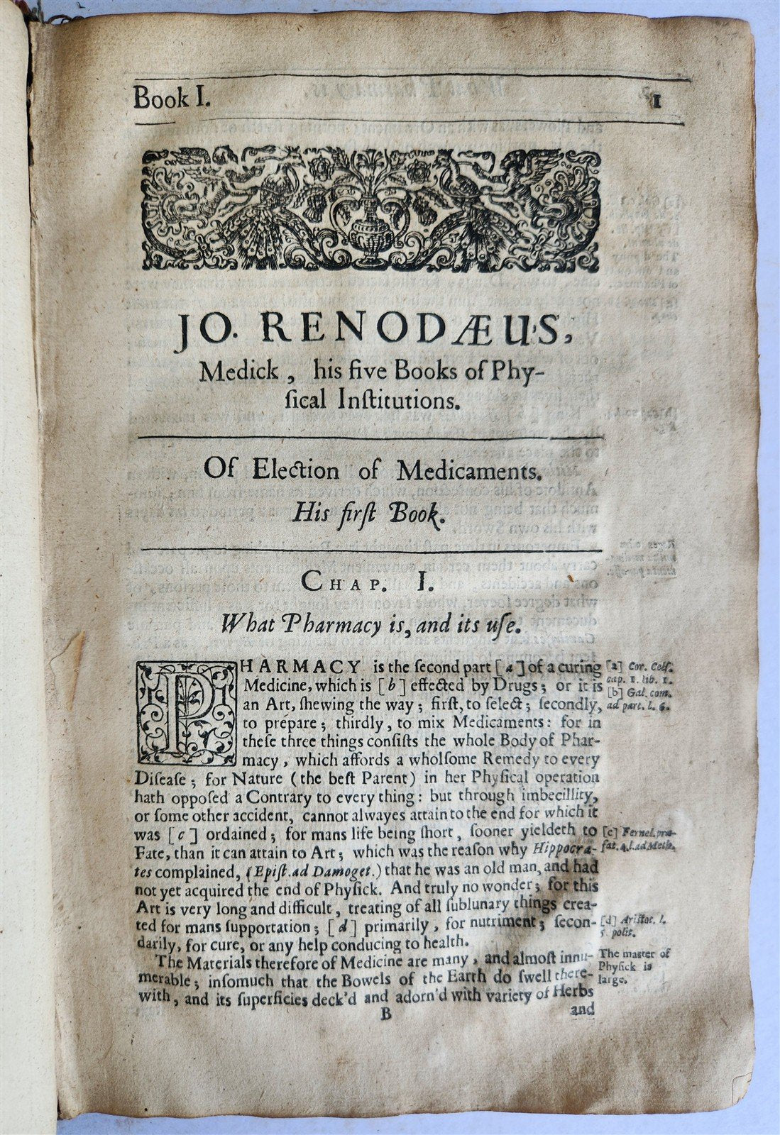 1657 MEDICINAL DISPENSATORY PHARMACOPOEA antique in ENGLISH