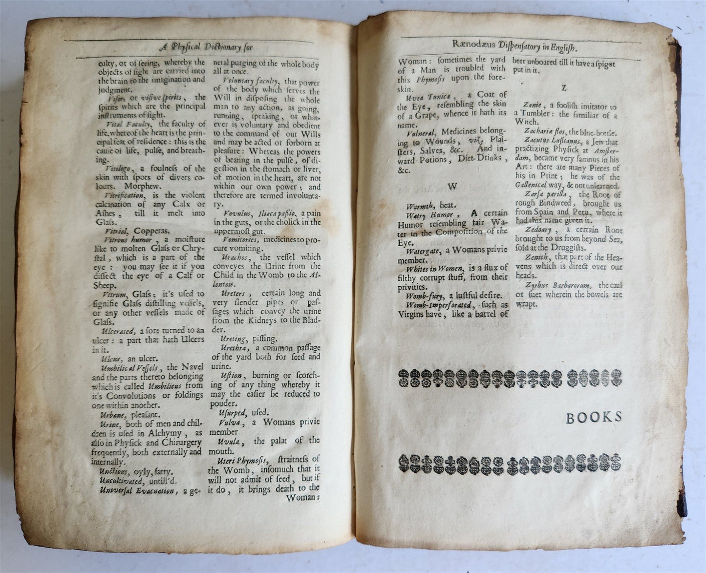 1657 MEDICINAL DISPENSATORY PHARMACOPOEA antique in ENGLISH