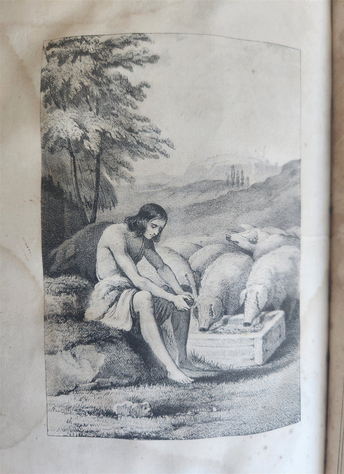 1855 BIBLE in ENGLISH antique OLD & NEW TESTAMENT Boston AMERICANA