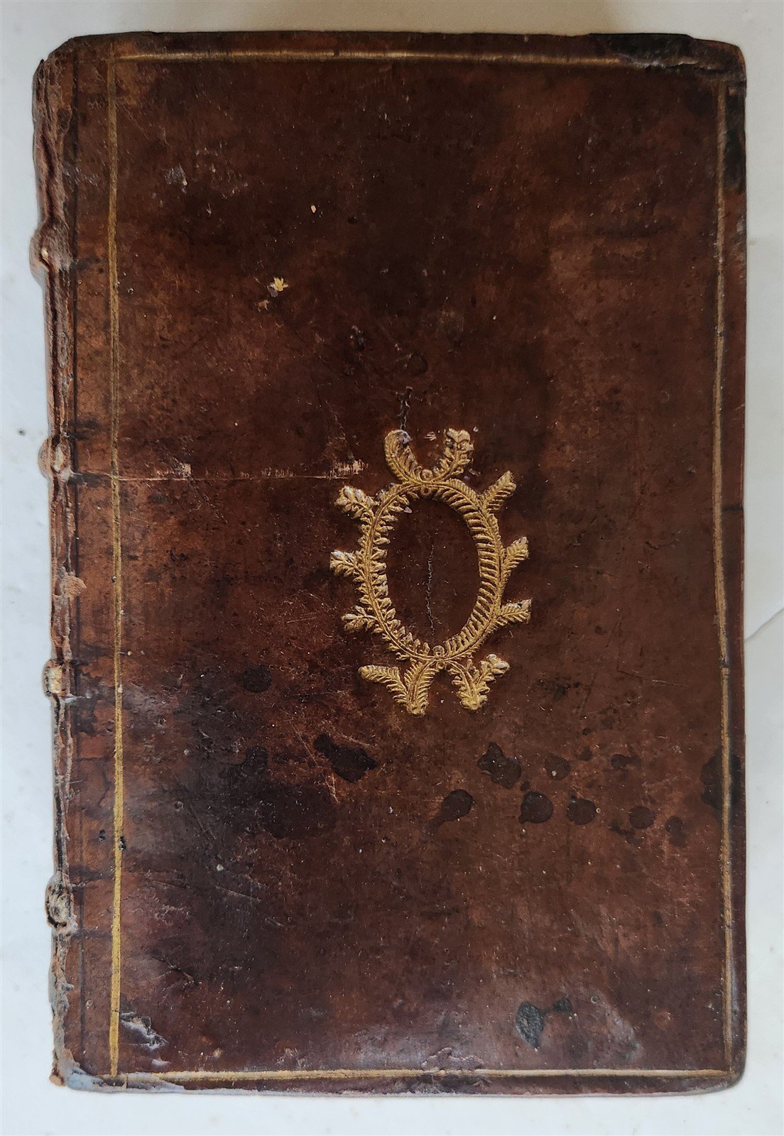 1592 BIBLE in LATIN & GREEK antique NEW TESTAMENT original binding 17th CENTURY