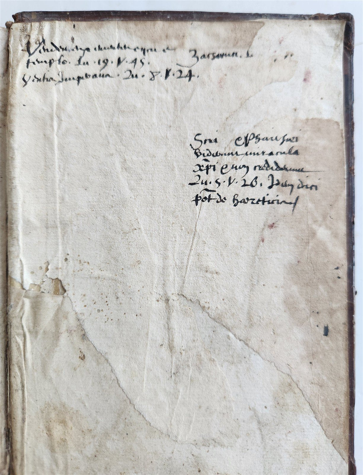 1592 BIBLE in LATIN & GREEK antique NEW TESTAMENT original binding 17th CENTURY