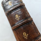 1592 BIBLE in LATIN & GREEK antique NEW TESTAMENT original binding 17th CENTURY
