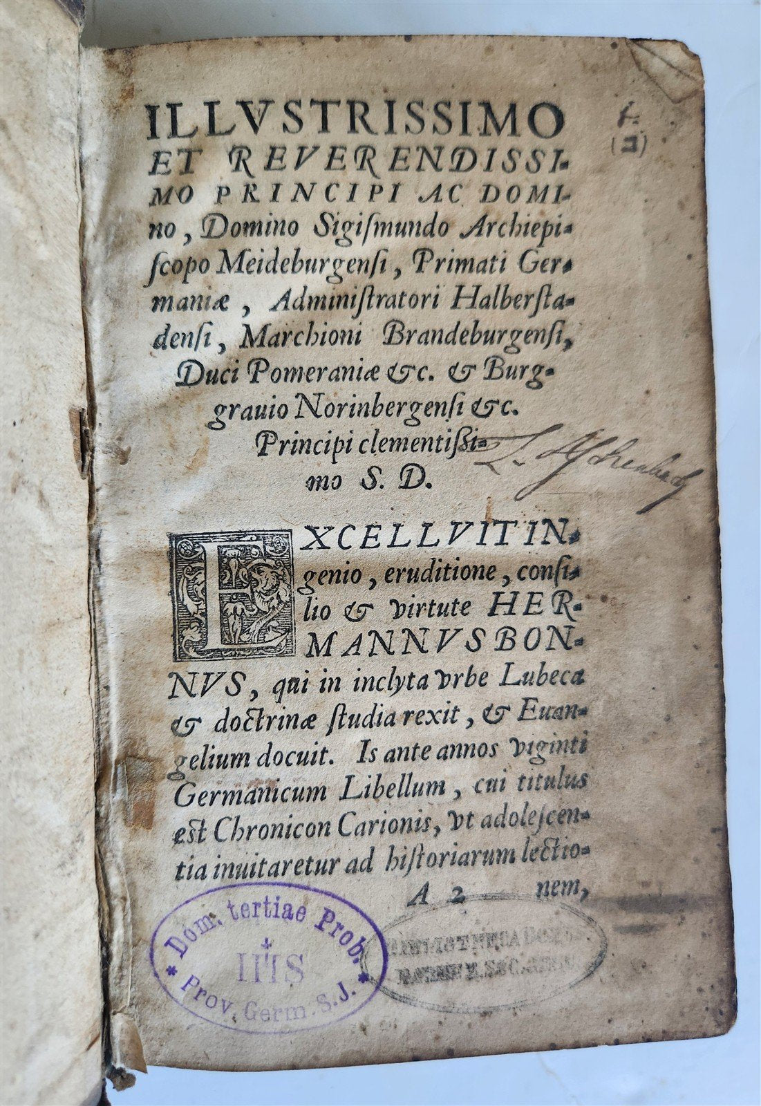 1560 PHILIPP MELANCHTHON UNIVERSAL HISTORY pigskin binding ANTIQUE 16th CENTURY