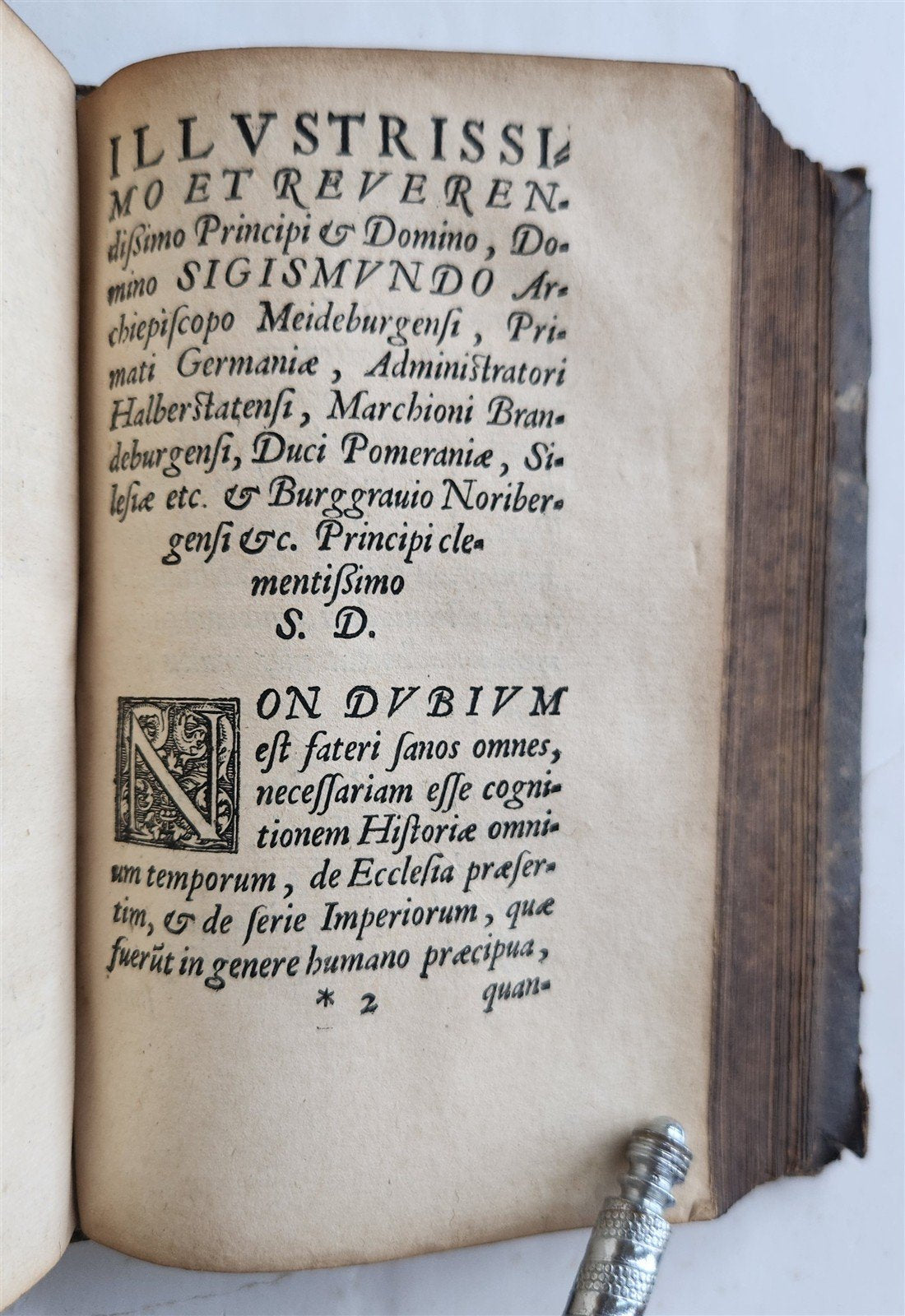 1560 PHILIPP MELANCHTHON UNIVERSAL HISTORY pigskin binding ANTIQUE 16th CENTURY