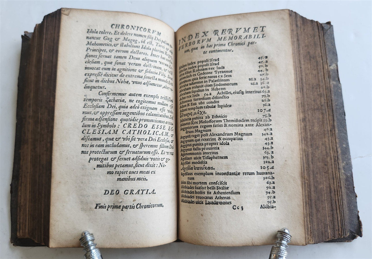 1560 PHILIPP MELANCHTHON UNIVERSAL HISTORY pigskin binding ANTIQUE 16th CENTURY