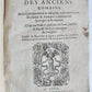1547 RELIGION of ANCIENT ROME FULLY ILLUSTRATED antique 16th CENTURY