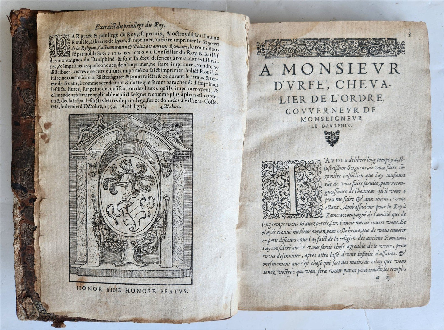 1547 RELIGION of ANCIENT ROME FULLY ILLUSTRATED antique 16th CENTURY