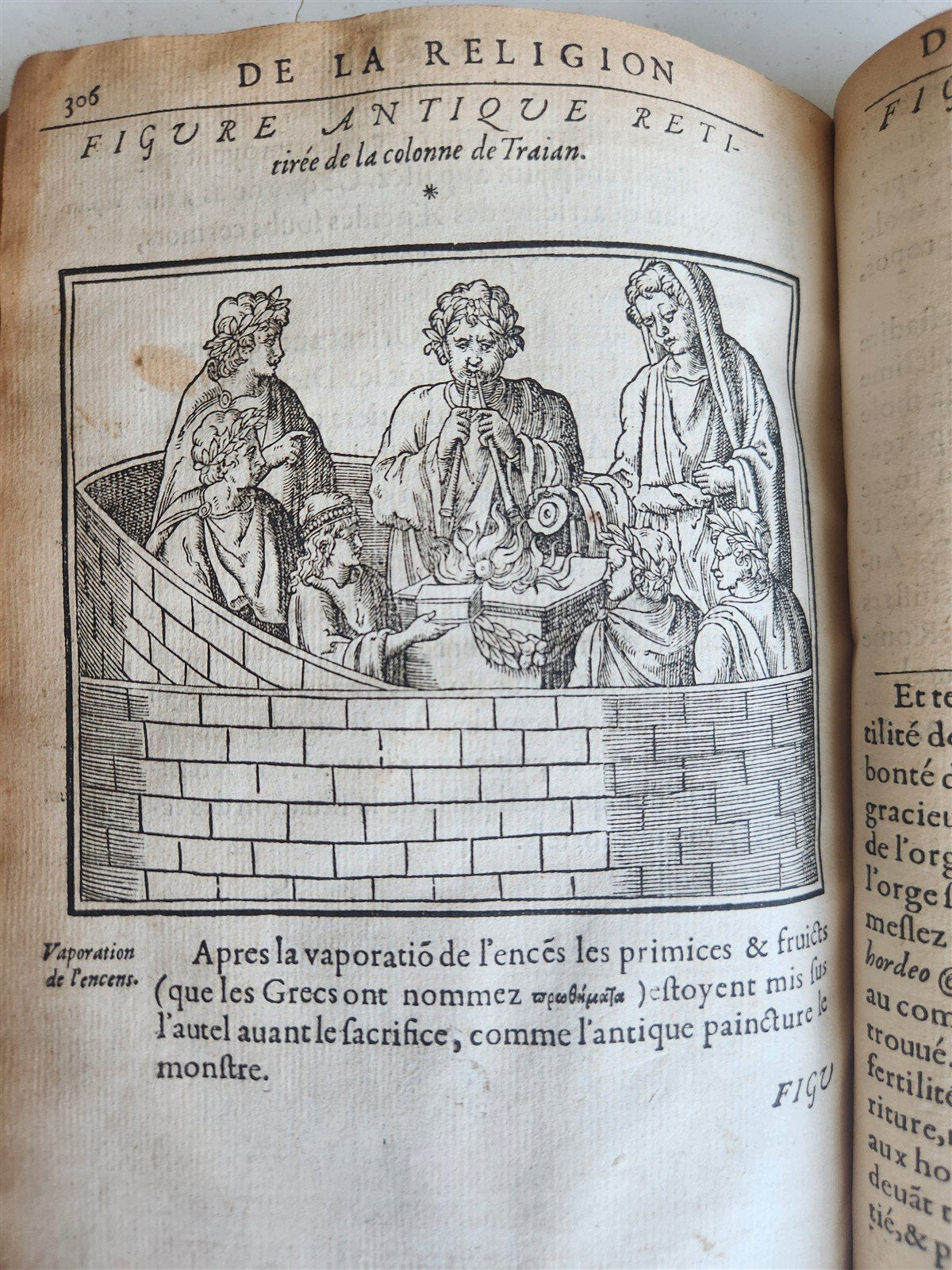 1547 RELIGION of ANCIENT ROME FULLY ILLUSTRATED antique 16th CENTURY