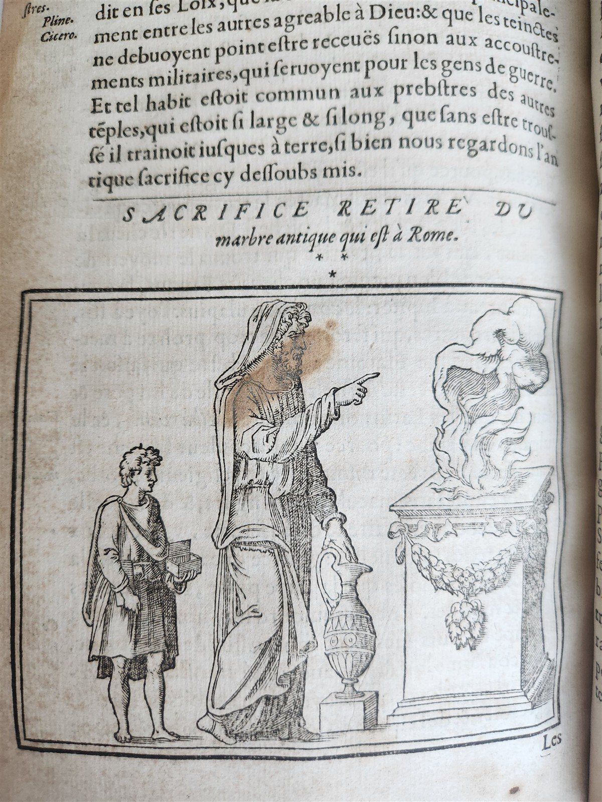 1547 RELIGION of ANCIENT ROME FULLY ILLUSTRATED antique 16th CENTURY