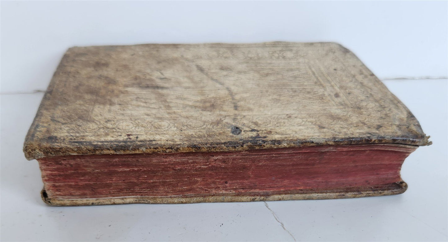 1524 POST-INCUNABULA ANCIENT WARFARE TREATISE by V.Flavius antique PIGSKIN