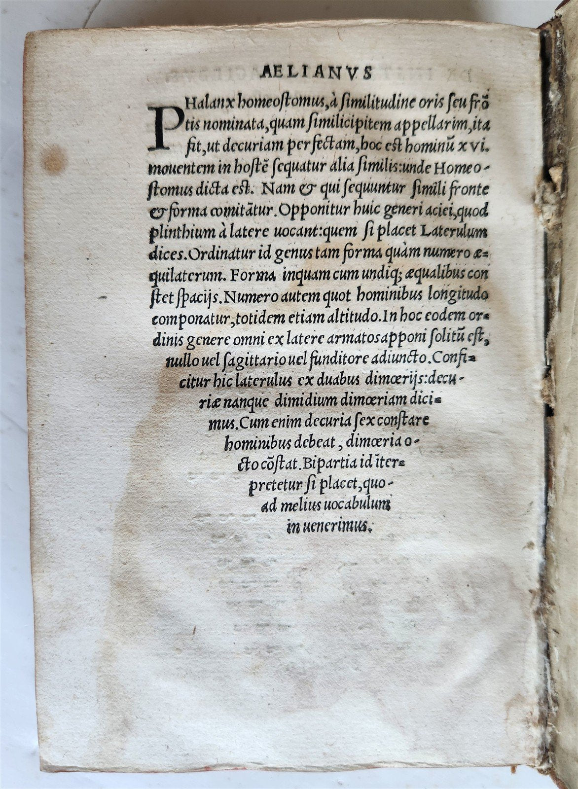 1524 POST-INCUNABULA ANCIENT WARFARE TREATISE by V.Flavius antique PIGSKIN
