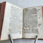 1524 POST-INCUNABULA ANCIENT WARFARE TREATISE by V.Flavius antique PIGSKIN