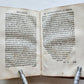 1524 POST-INCUNABULA ANCIENT WARFARE TREATISE by V.Flavius antique PIGSKIN
