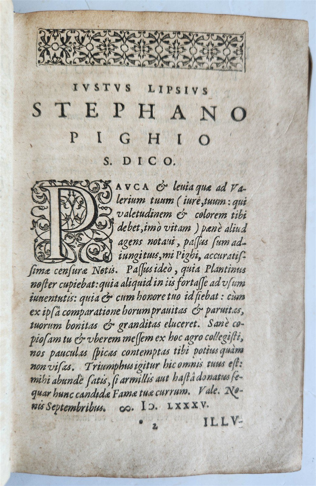 1594 PLANTIN PUBLISHING VALERIUS MAXIMUS VELLUM antique 16th Century