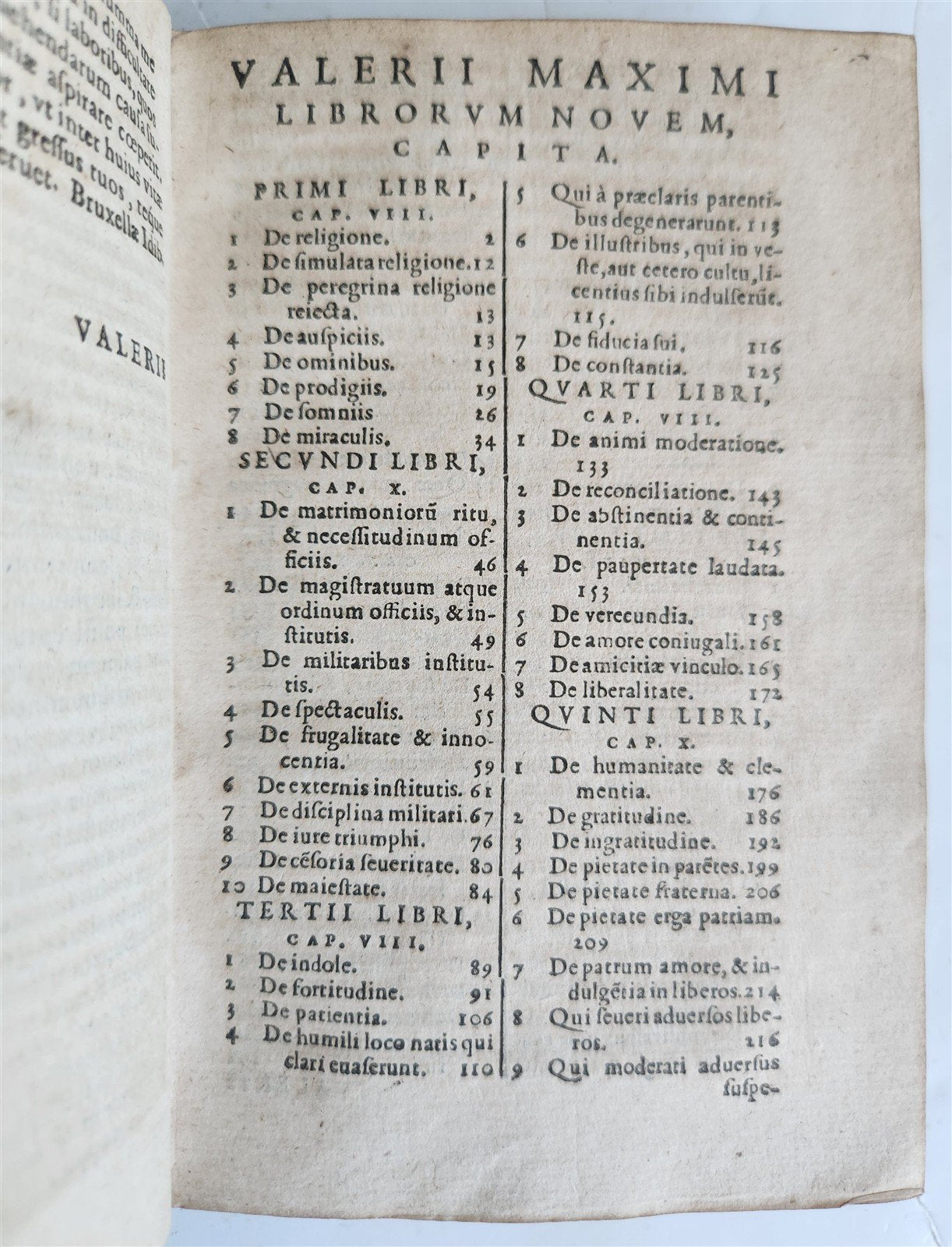1594 PLANTIN PUBLISHING VALERIUS MAXIMUS VELLUM antique 16th Century