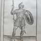1592 ILLUSTRATED ANCIENT WARFARE TREATISE by V.Flavius antique VELLUM BINDING