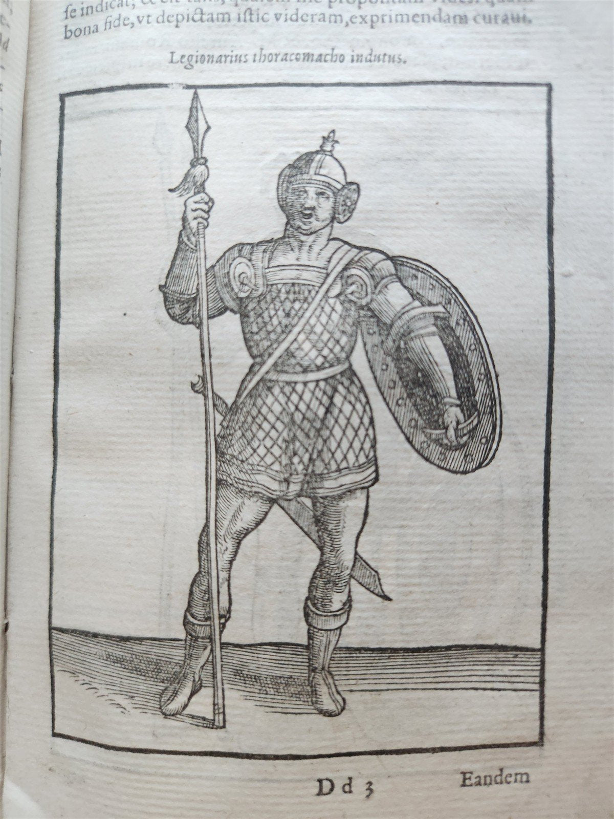 1592 ILLUSTRATED ANCIENT WARFARE TREATISE by V.Flavius antique VELLUM BINDING