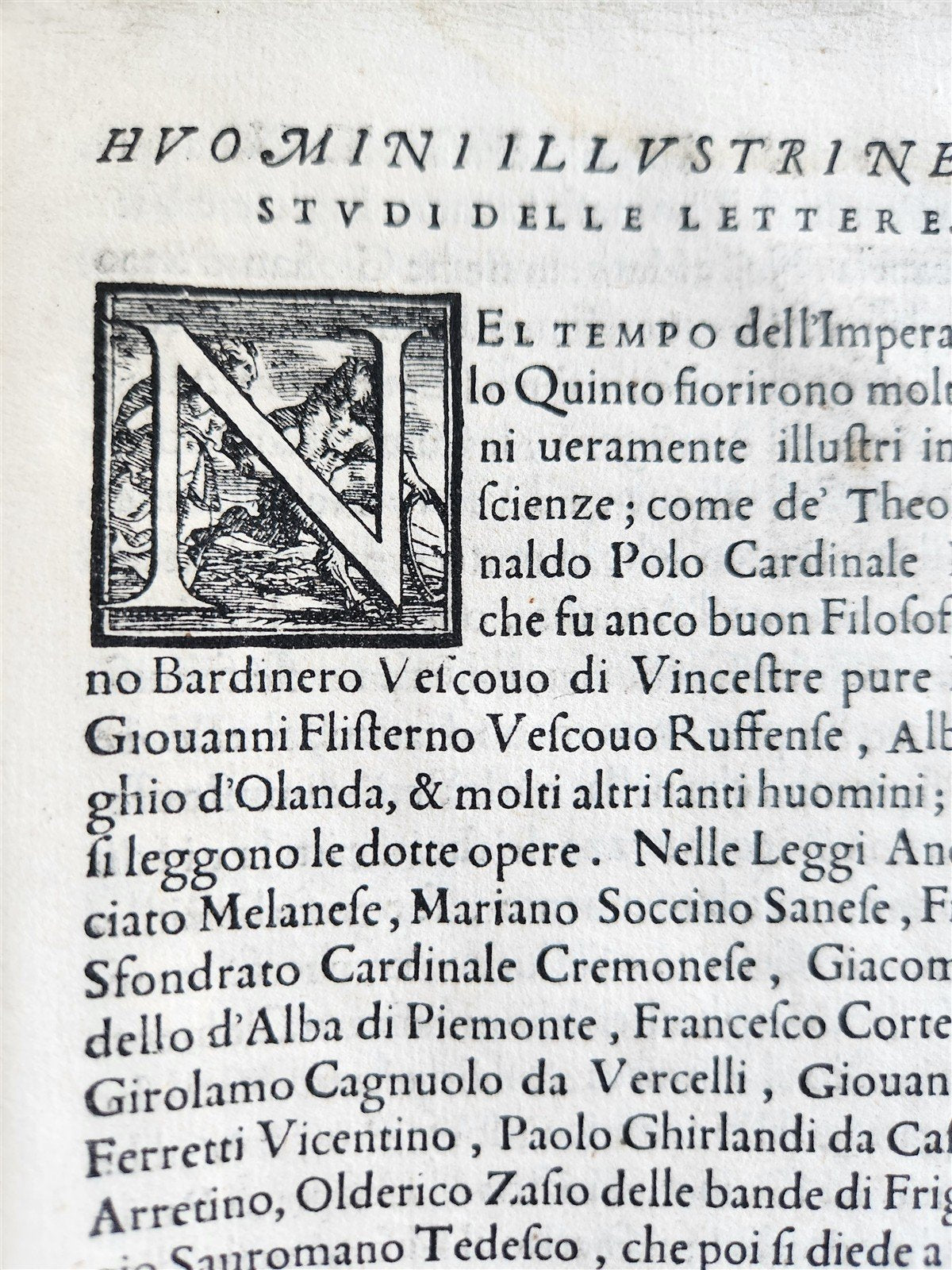1567 LIFE of CHARLES V by Lodovico Dolce antique VELLUM BINDING 16th CENTURY