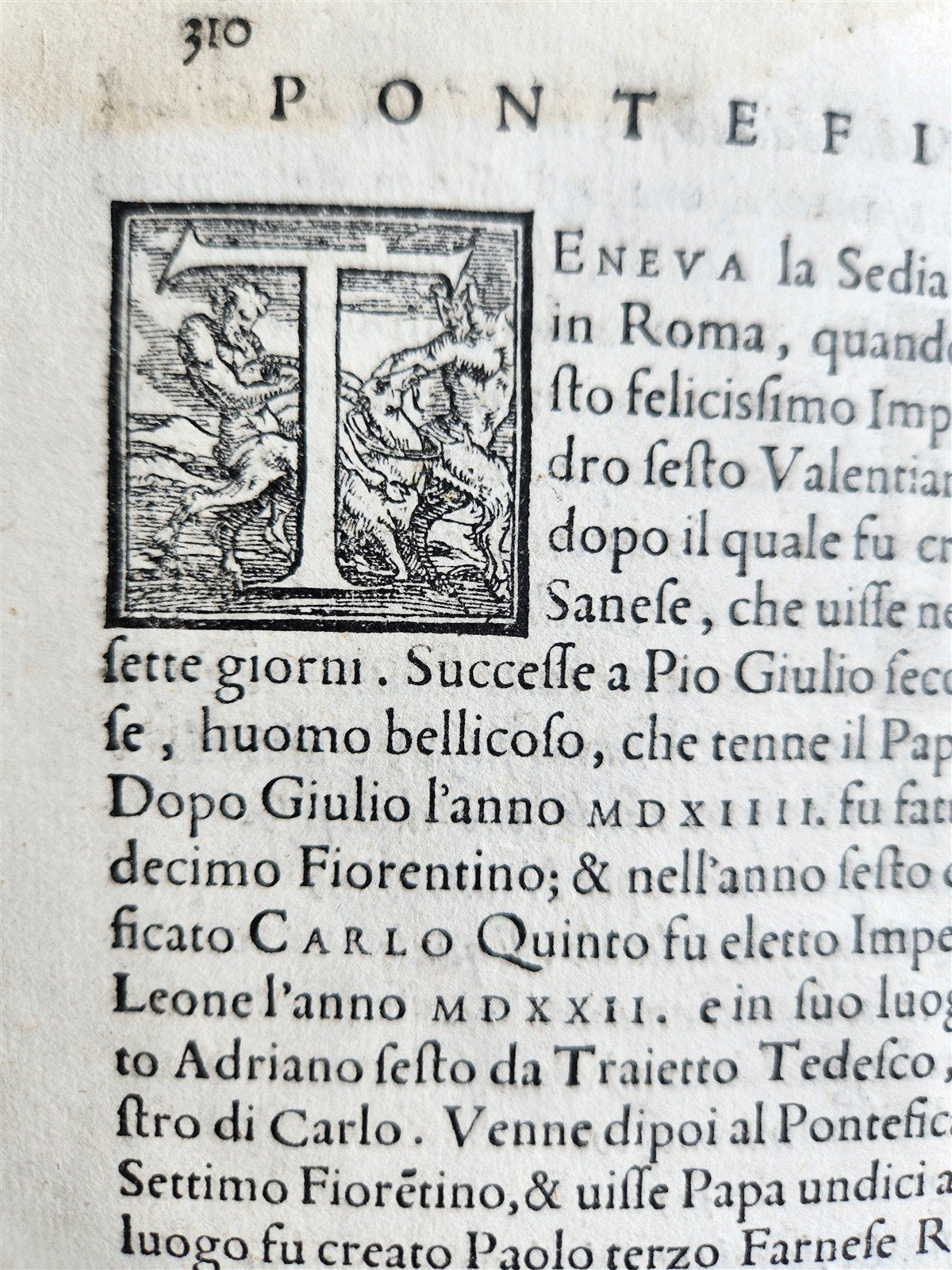 1567 LIFE of CHARLES V by Lodovico Dolce antique VELLUM BINDING 16th CENTURY