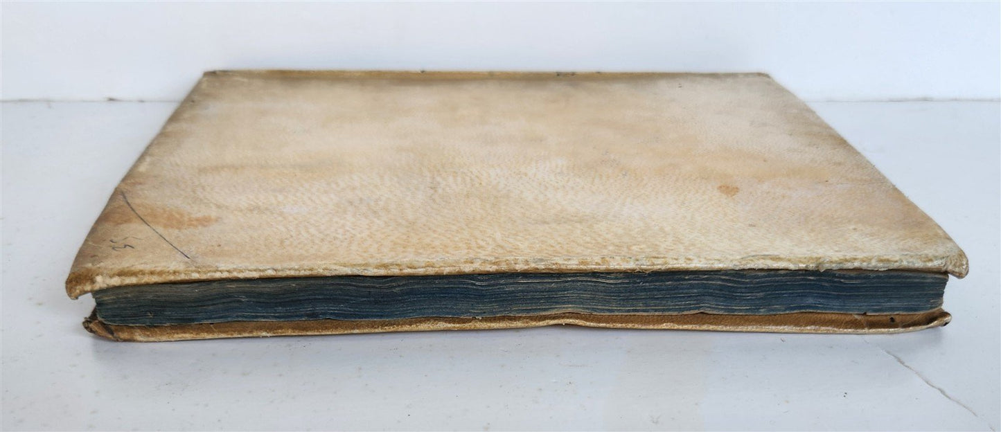 1583 HISTORY of ITALY di messer Francesco Guicciardini VELLUM BINDING antique