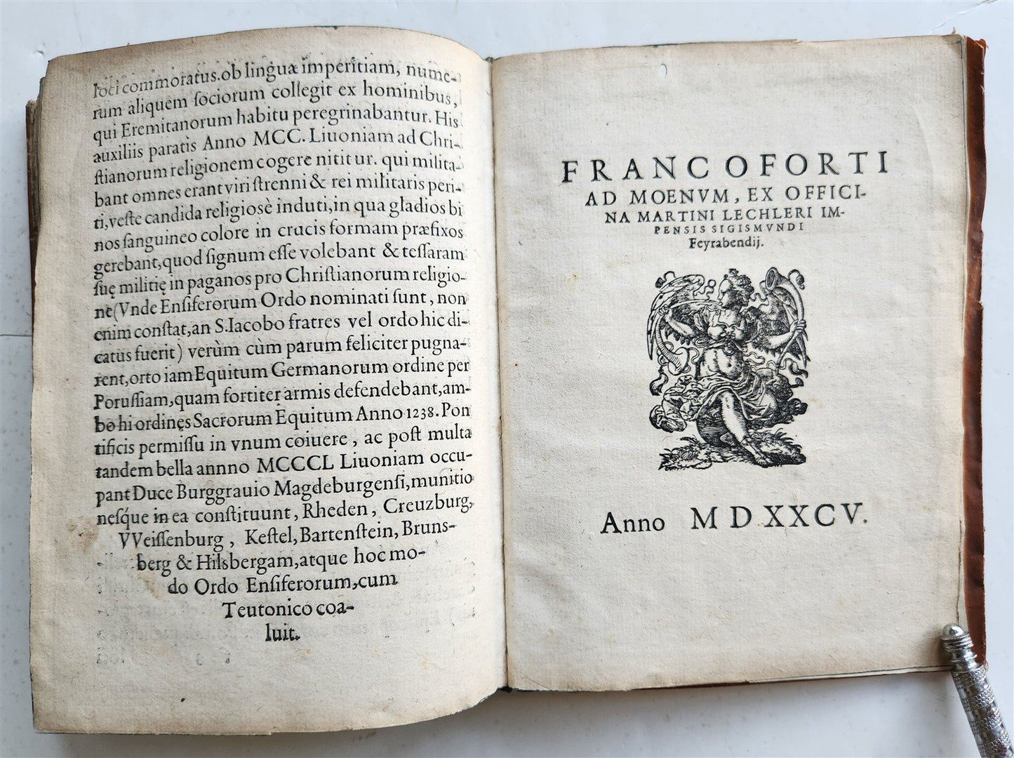 1585 ORDERS of CATHOLIC CHURCH Lonicer ILLUSTRATED by JOST AMMAN antique VELLUM
