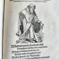 1585 ORDERS of CATHOLIC CHURCH Lonicer ILLUSTRATED by JOST AMMAN antique VELLUM