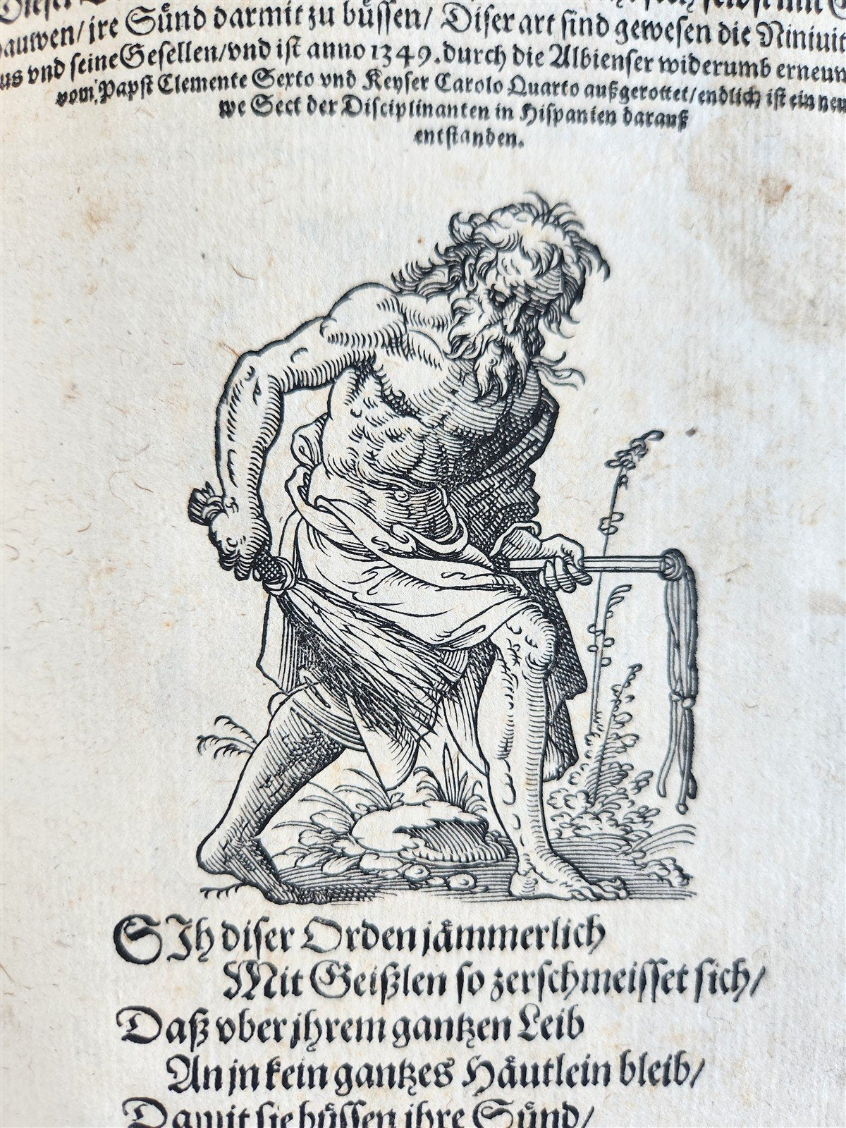 1585 ORDERS of CATHOLIC CHURCH Lonicer ILLUSTRATED by JOST AMMAN antique VELLUM