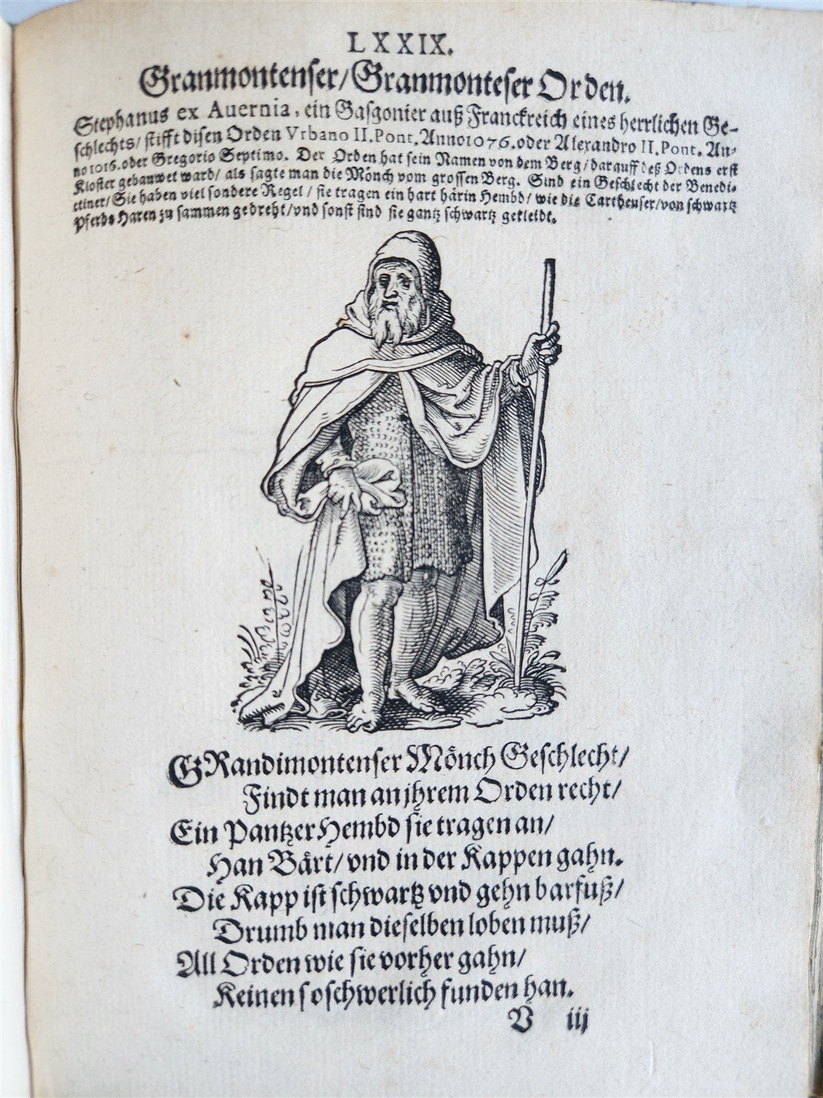 1585 ORDERS of CATHOLIC CHURCH Lonicer ILLUSTRATED by JOST AMMAN antique VELLUM