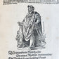 1585 ORDERS of CATHOLIC CHURCH Lonicer ILLUSTRATED by JOST AMMAN antique VELLUM
