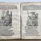 1585 ORDERS of CATHOLIC CHURCH Lonicer ILLUSTRATED by JOST AMMAN antique VELLUM