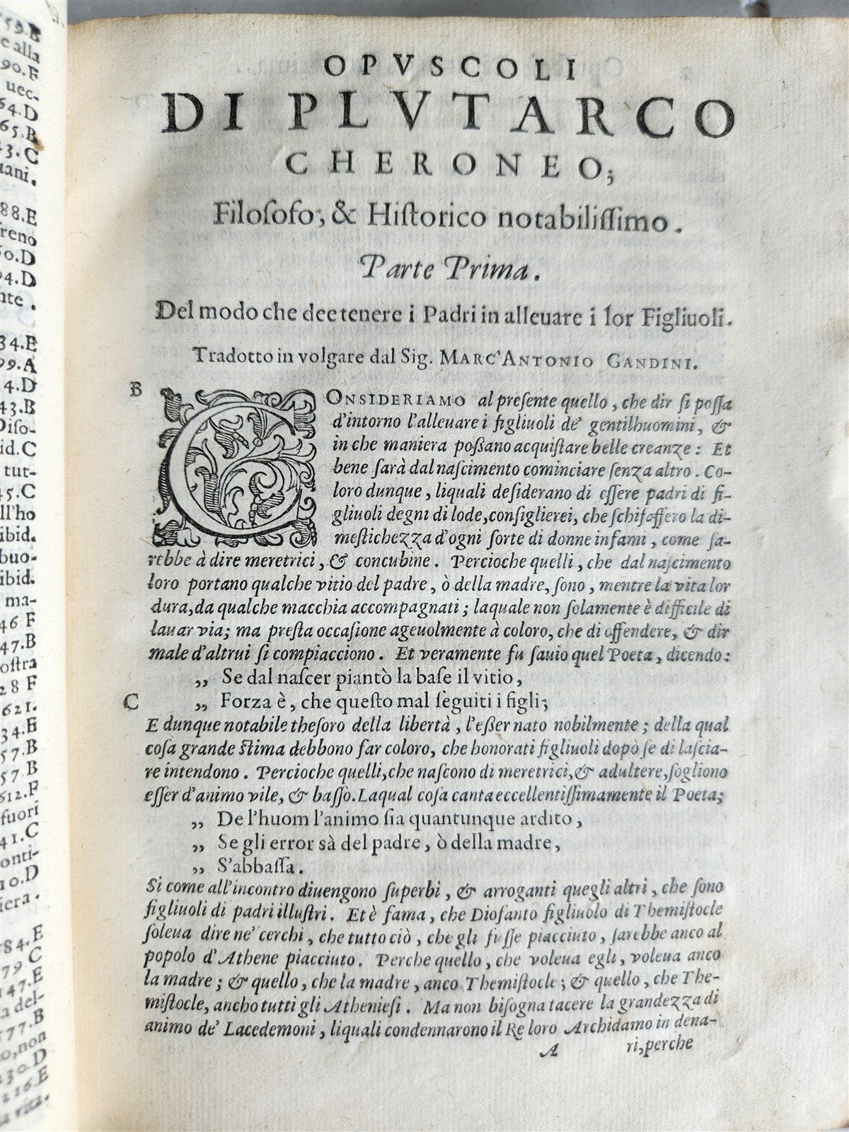 1598 PLUTARCH PHILOSOPHICAL WORK Opuscoli Morali 2 VOLUMES antique VELLUM BOUND